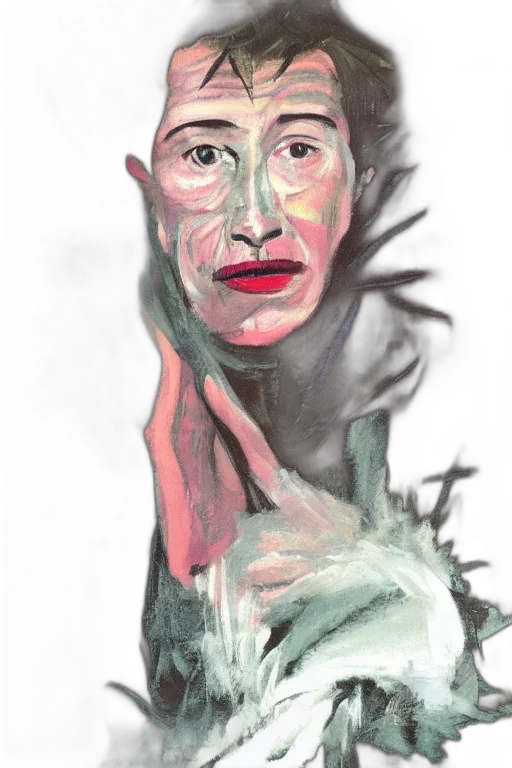 face, mask, creature, staff transparent PNG cut-out