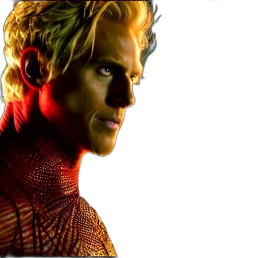 face, comic book art, photorealistic, 3d render transparent PNG cut-out