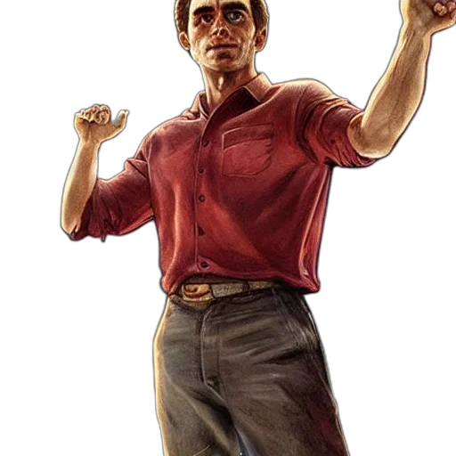 staff, jacket, comic book art, concept art transparent PNG cut-out