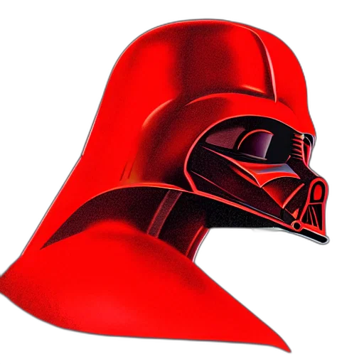 hat, mask, staff, crown, concept art, 3d render, photorealistic, red transparent PNG cut-out