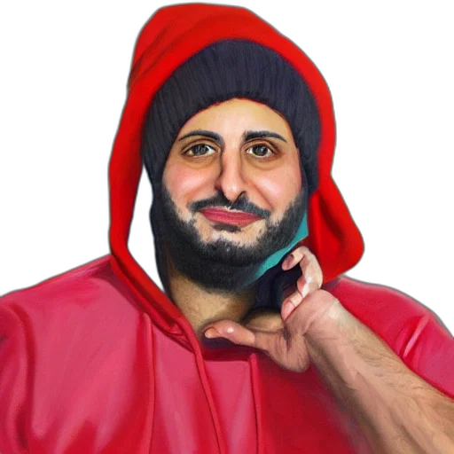 jacket, face, animal, hat, photorealistic, cartoon, pixel art, concept art transparent PNG cut-out
