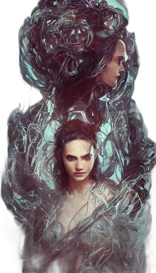 hair, creature, face, mask transparent PNG cut-out