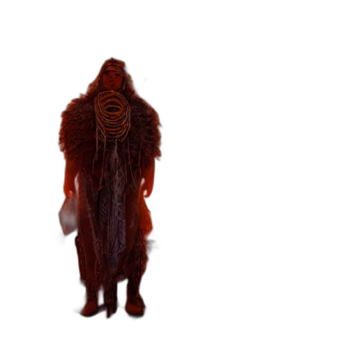 creature, animal, mask, jacket, 3d render, concept art, pixel art, fantasy art transparent PNG cut-out