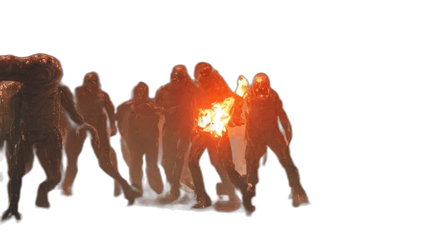 staff, weapon, mask, jacket, concept art, 3d render, pixel art, comic book art transparent PNG cut-out