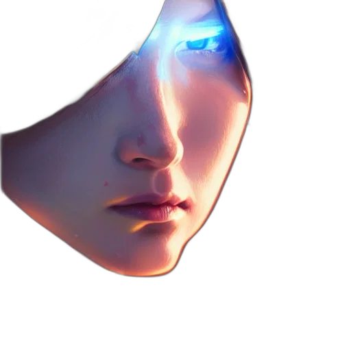 face, mask, robot, crown transparent PNG cut-out