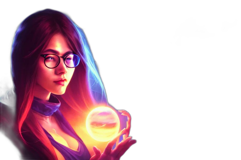 staff, fantasy art, concept art, comic book art transparent PNG cut-out