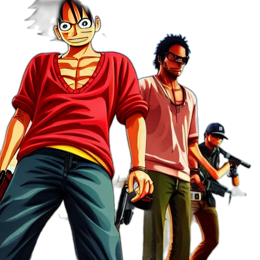 concept art, comic book art, anime, cartoon transparent PNG cut-out