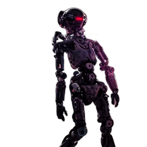 robot, creature, concept art, 3d render transparent PNG cut-out