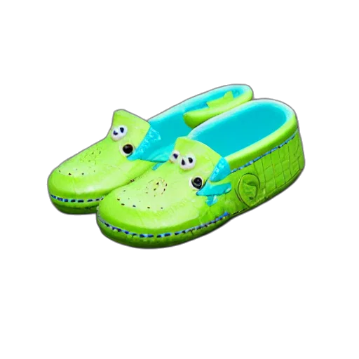 shoes, 3d render, peppa, croc transparent PNG cut-out
