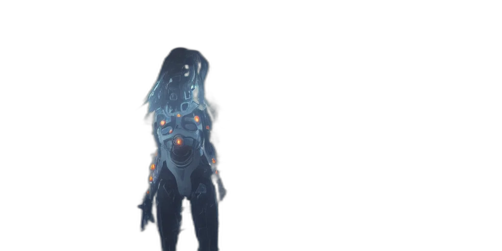 mask, creature, dress, robot transparent PNG cut-out
