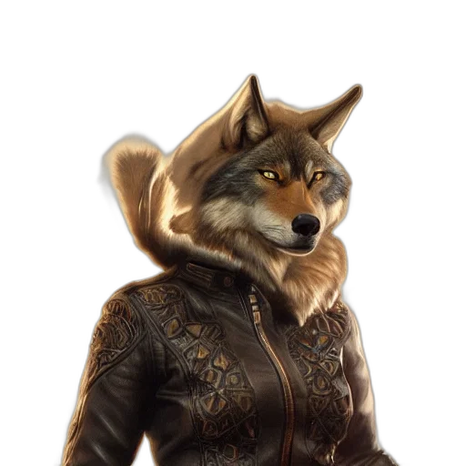 jacket, animal, staff, mask transparent PNG cut-out