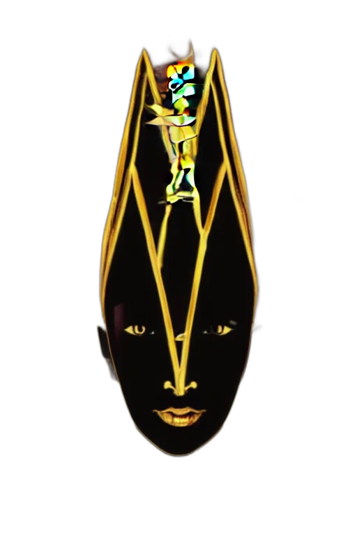 jewelry, crown, staff, mask transparent PNG cut-out