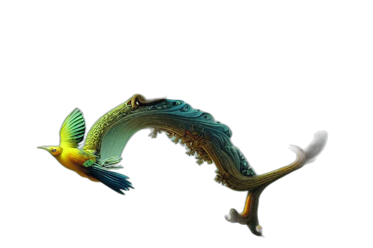 dragon, creature, animal, staff transparent PNG cut-out