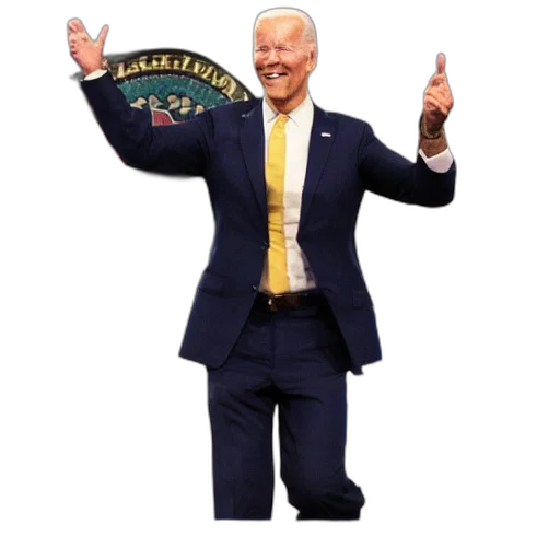 jacket, staff, robot, super, muscular, joe, biden transparent PNG cut-out
