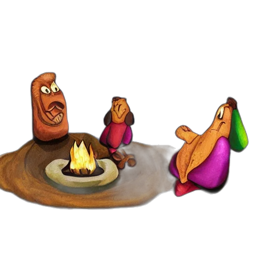 food, furniture, jewelry, concept art, 3d render, pixel art, fire, forest transparent PNG cut-out