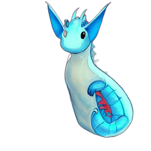 dragon, staff, creature, animal, concept art, fantasy art, pixel art, 3d render transparent PNG cut-out