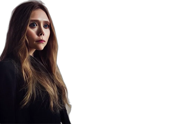 dress, staff, face, hair transparent PNG cut-out