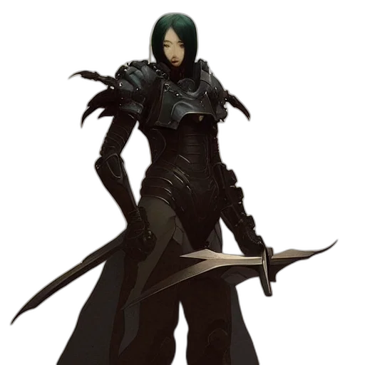 sword, weapon, staff, concept art, fantasy art, pixel art, comic book art, dark transparent PNG cut-out