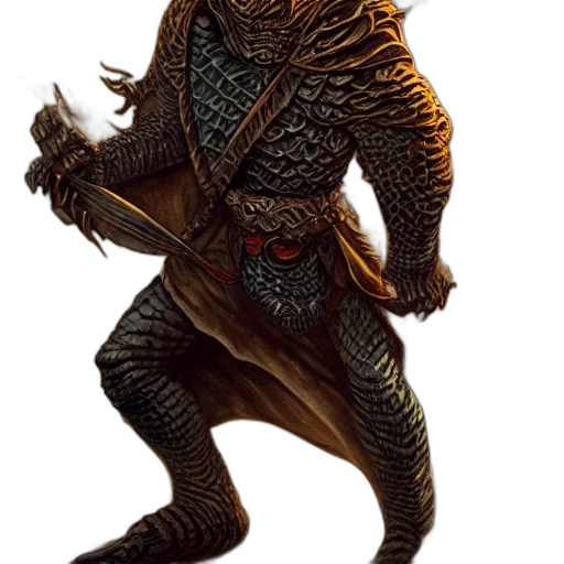 creature, dragon, staff, mask transparent PNG cut-out