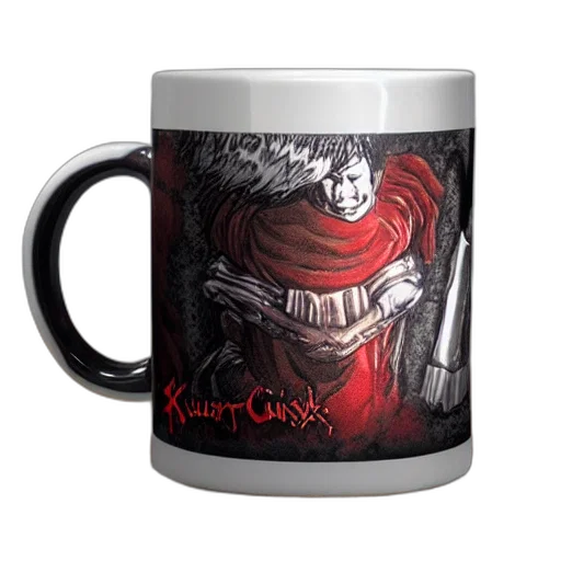 fantasy art, guts, berserk, mug transparent PNG cut-out
