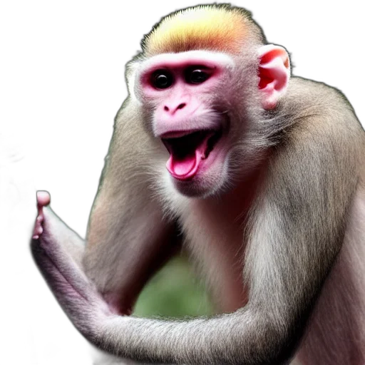 animal, creature, face, staff, photorealistic, 3d render, concept art, oil painting transparent PNG cut-out