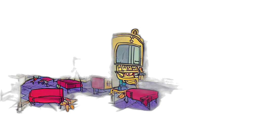 furniture, robot, crown, dress transparent PNG cut-out