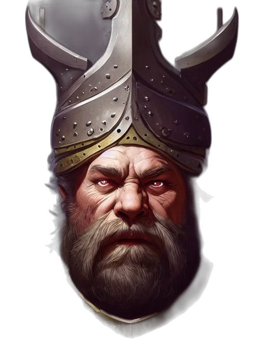 face, crown, staff, hat, fantasy art, concept art, photorealistic, comic book art transparent PNG cut-out