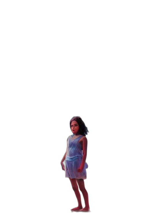 dress, robot, creature, face, pixel art, concept art, 3d render, vaporwave transparent PNG cut-out