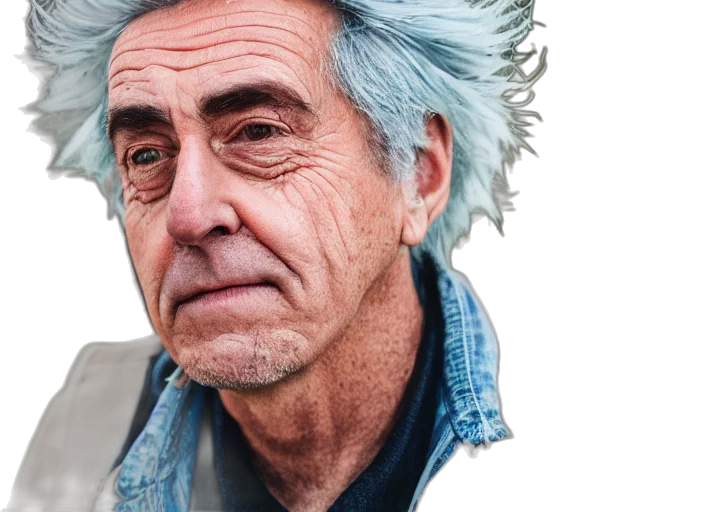 hair, jacket, face, hat transparent PNG cut-out