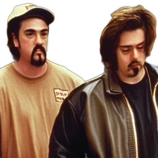 jacket, photorealistic, concept art, film, still, clerks transparent PNG cut-out