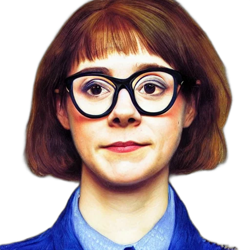 face, jacket, staff, robot transparent PNG cut-out