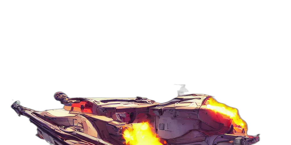 car, weapon, dragon, robot transparent PNG cut-out