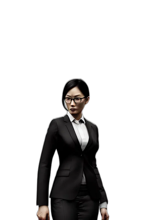 staff, dress, jacket, concept art, 3d render, photorealistic, cartoon, monochrome transparent PNG cut-out