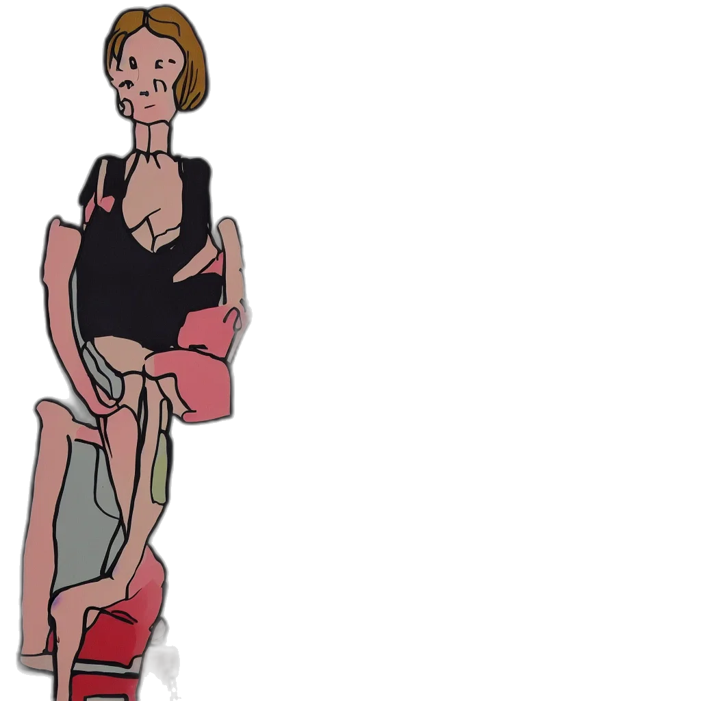 dress, staff, cartoon, concept art transparent PNG cut-out