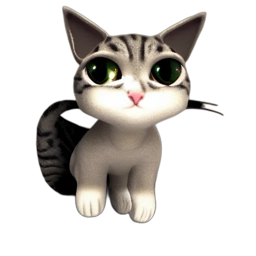 staff, animal, creature, 3d render, photorealistic, cartoon, concept art, cute transparent PNG cut-out