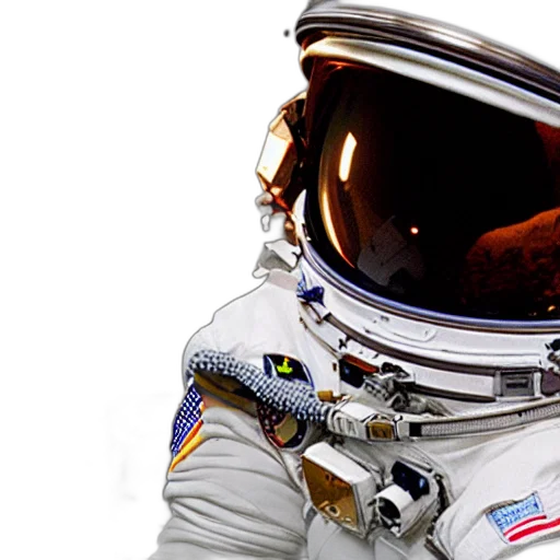 outer space, astronaut, space, close transparent PNG cut-out