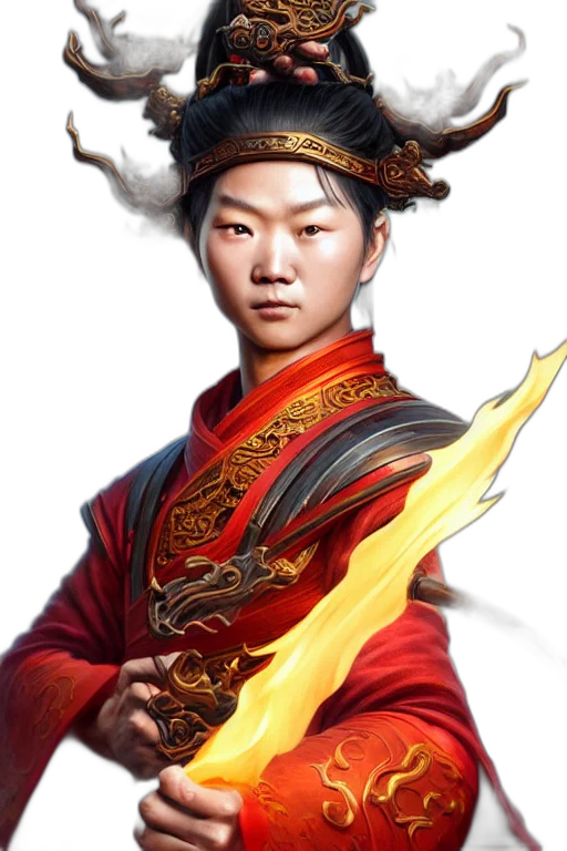 staff, dragon, sword, face, fantasy art, concept art, photorealistic, 3d render transparent PNG cut-out