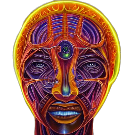face, mask, robot, jewelry transparent PNG cut-out