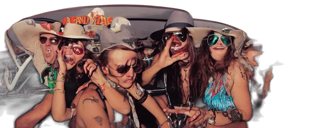 fear, loathing, mars, vegas transparent PNG cut-out