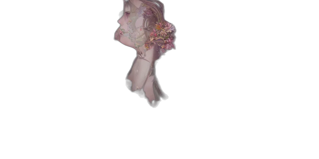 mask, crown, face, flower transparent PNG cut-out