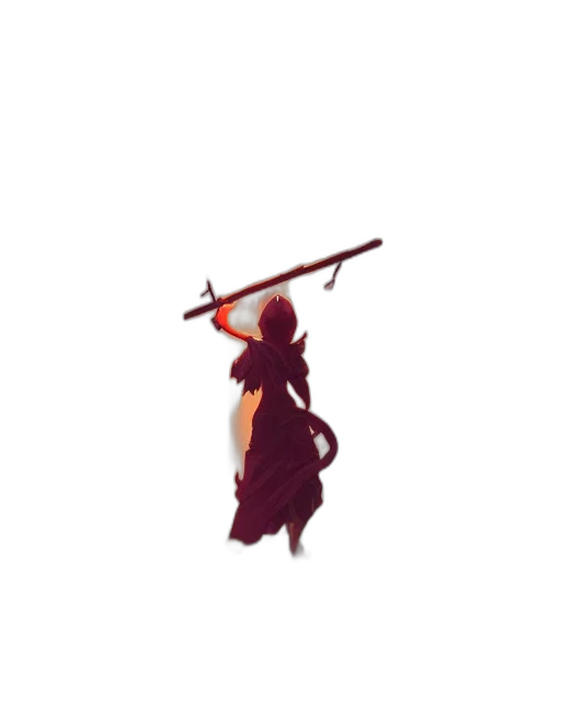 staff, sword, weapon, dragon, pixel art, concept art, fantasy art, 3d render transparent PNG cut-out