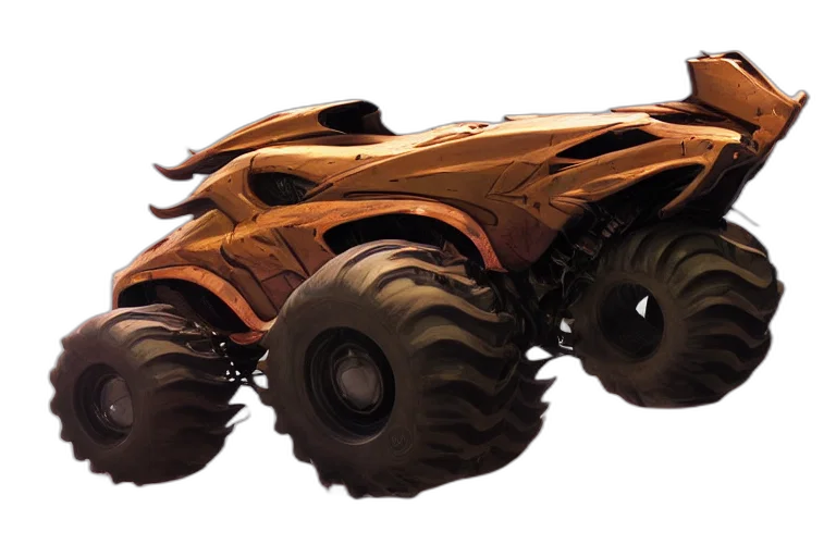 car, weapon, creature, animal transparent PNG cut-out