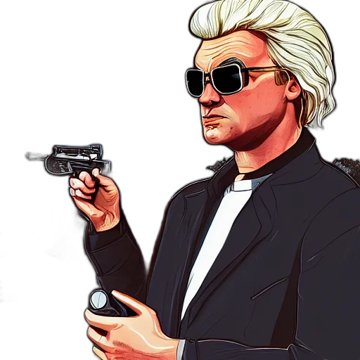 weapon, jacket, staff, concept art transparent PNG cut-out