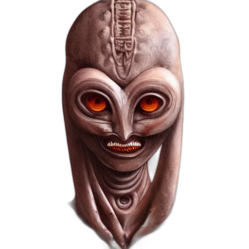 mask, face, creature, robot transparent PNG cut-out
