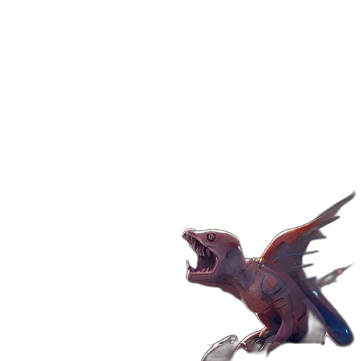 dragon, creature, animal, staff, concept art, fantasy art, 3d render, photorealistic transparent PNG cut-out