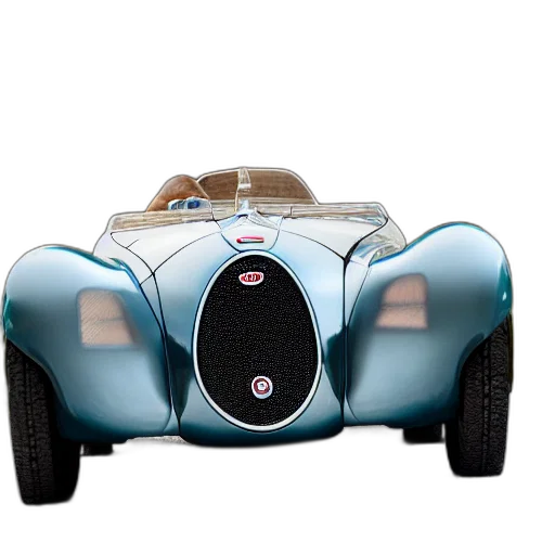 car, robot, 3d render, concept art, film, still, bugatti, type transparent PNG cut-out