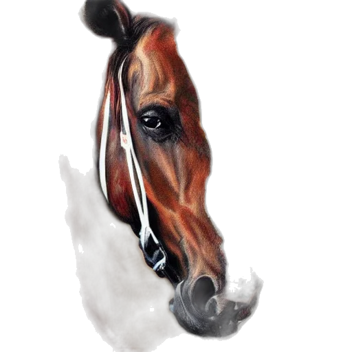 animal, face, photorealistic, oil painting transparent PNG cut-out
