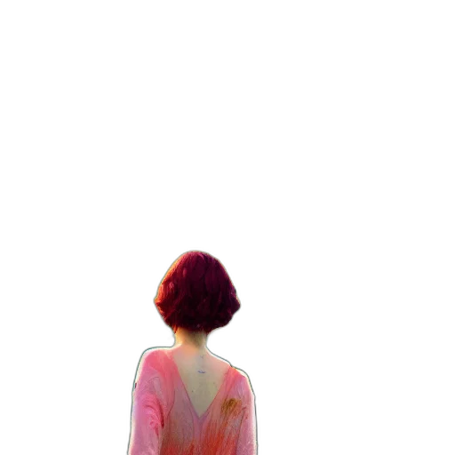 dress, creature, jacket, face, watercolor, vaporwave, oil painting, pixel art transparent PNG cut-out
