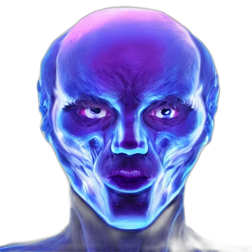 face, mask, robot, creature transparent PNG cut-out