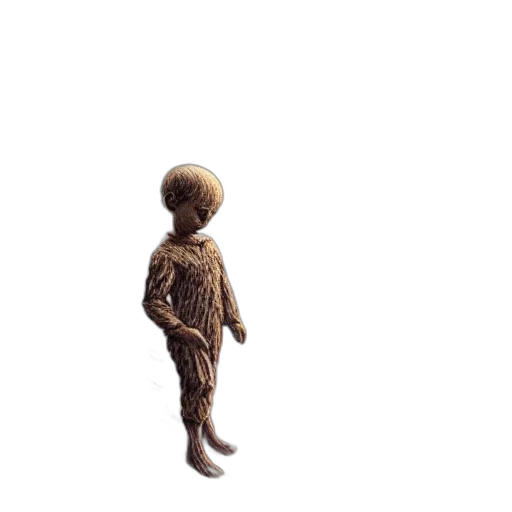 staff, robot, creature, dress, 3d render, concept art, pixel art, photorealistic transparent PNG cut-out